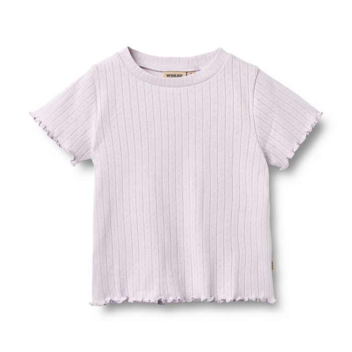 Wheat T-Skjote Rib Irene, Purple Light