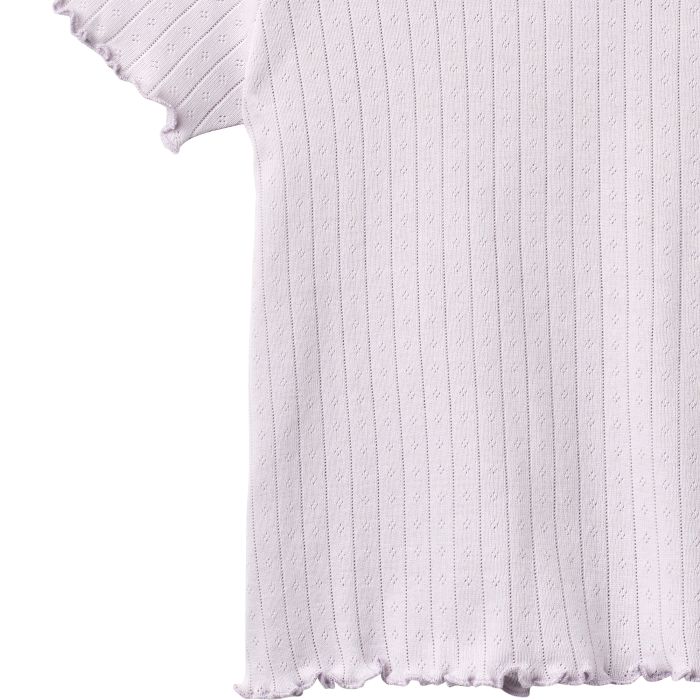 Wheat T-Skjote Rib Irene, Purple Light