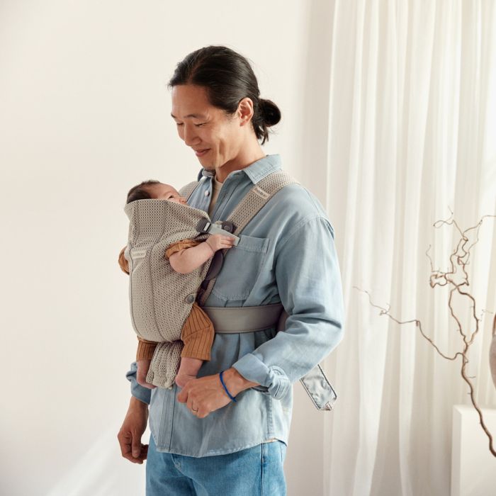 Babybjørn Bæresele Mini 3D Mesh, Gråbeige