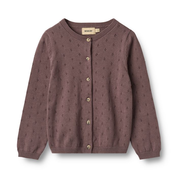 Cardigan, Wheat, Maia, Plum