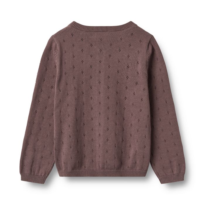 Cardigan, Wheat, Maia, Plum