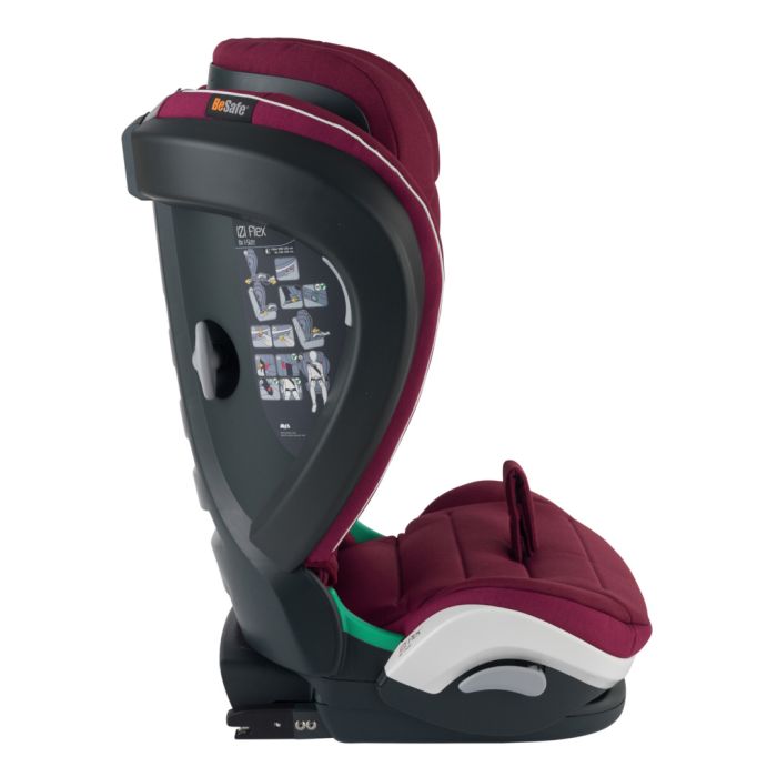 Bilstol, iZi Flex FIX i-size, Besafe, Burgundy Mélange