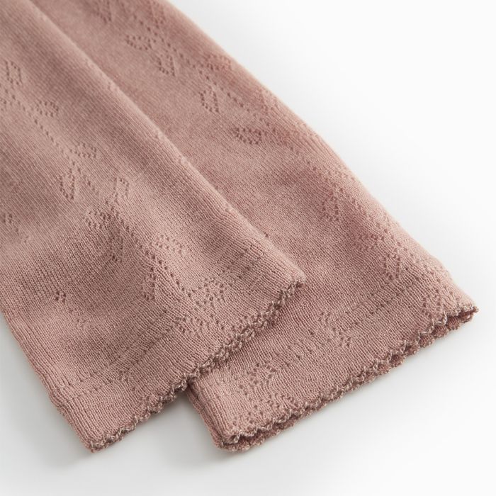 Leggings, MarMar, Wool Pointelle, Burnt Rose
