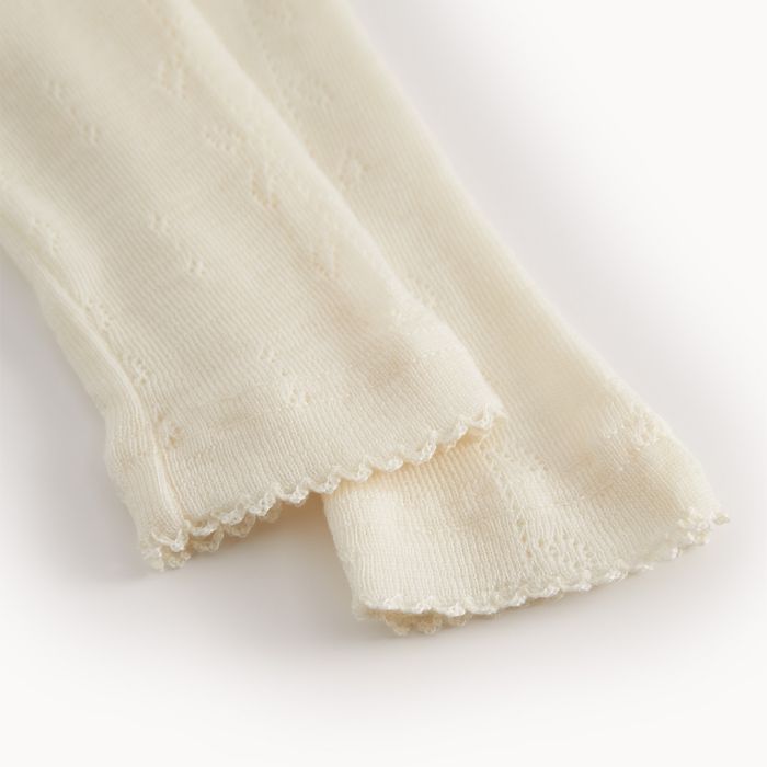 Bukse, MarMar, Wool-Pointelle, Natural, Piva