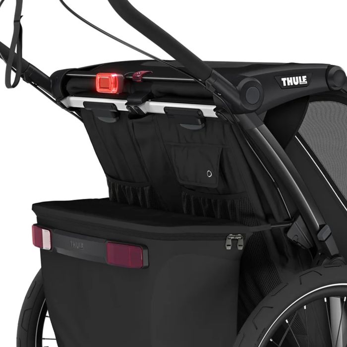 Sykkelvogn, Thule, Chariot Sport 2, Gen3, Double, Black