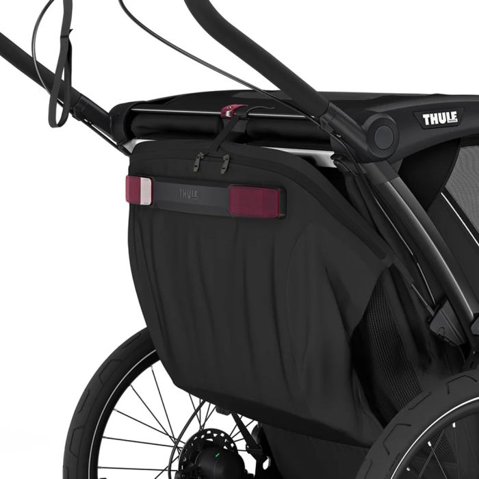 Sykkelvogn, Thule, Chariot Sport 2, Gen3, Double, Black