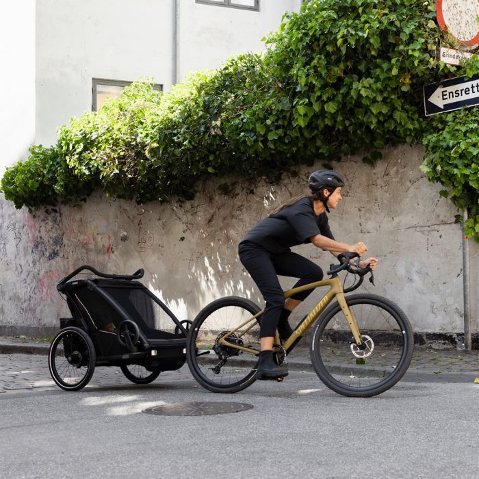 Sykkelvogn, Thule, Chariot Sport 2, Single Natural Gold 