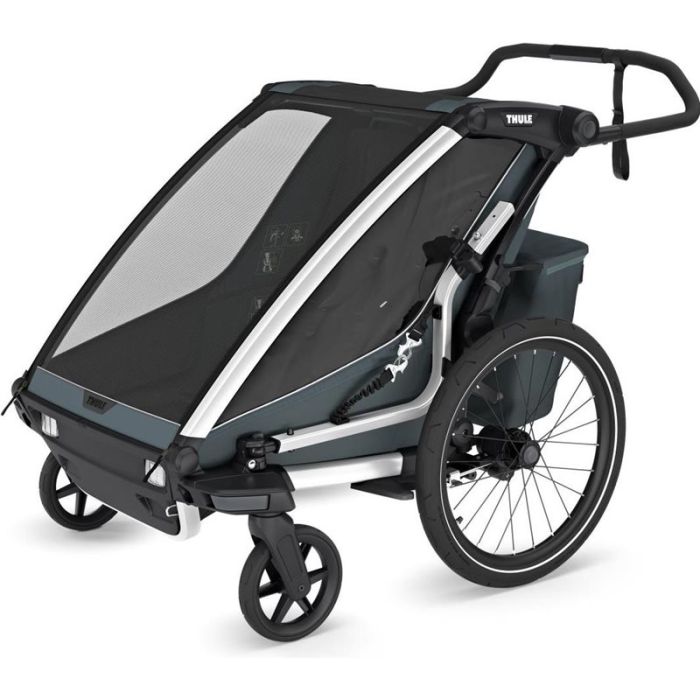 Sykkelvogn, Thule, Chariot Cross 2 Double, Dark Slate