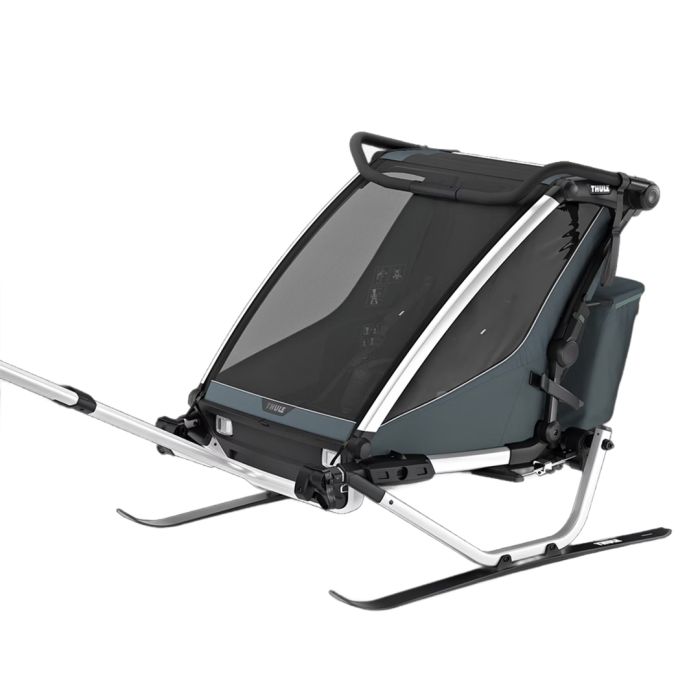 Sykkelvogn, Thule, Chariot Cross 2 Double, Dark Slate