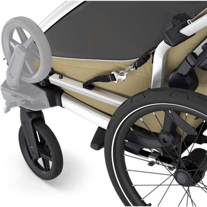 Sykkelvogn, Thule, Chariot Cross 2 Double, Faded Khaki