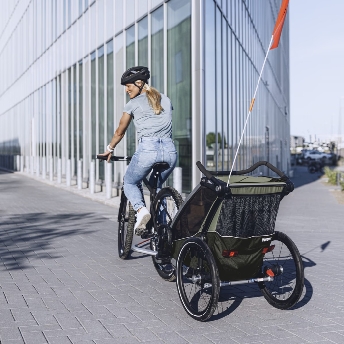 Thule Sykkelvogn, Chariot Lite dbl, Vintage Green