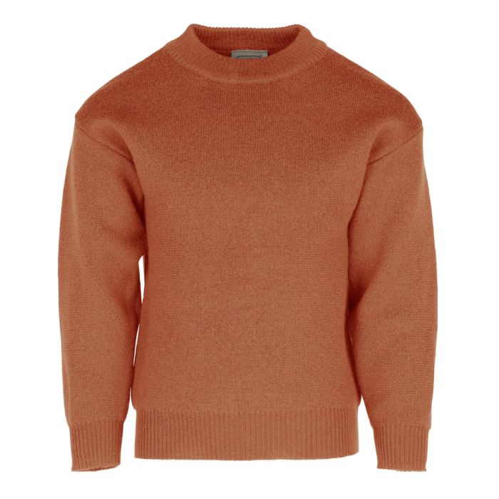 Voksi® Wool, Merinoull Genser, Jacquard Sandstone Peach