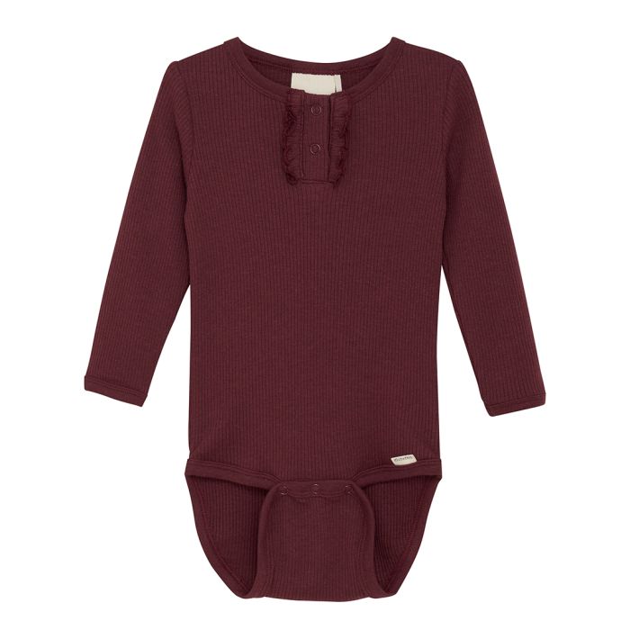 Body LS Rib, Minymo, Tawny Port