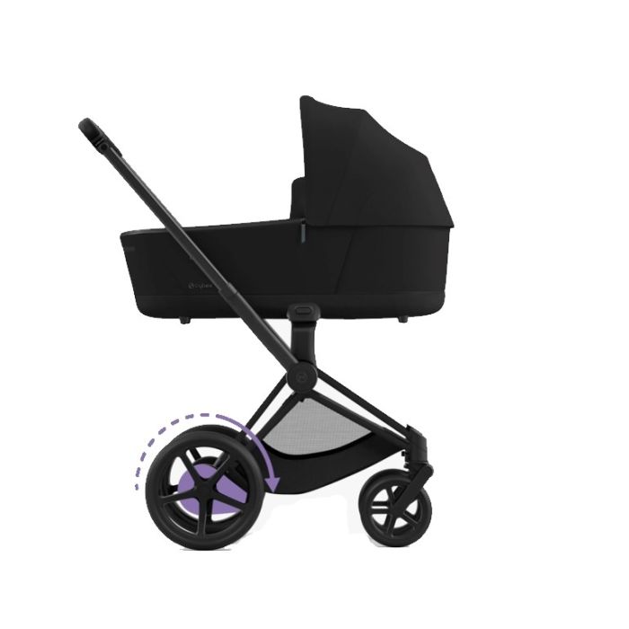 Understell, e-Priam Frame & Seat, Cybex, Matt Black