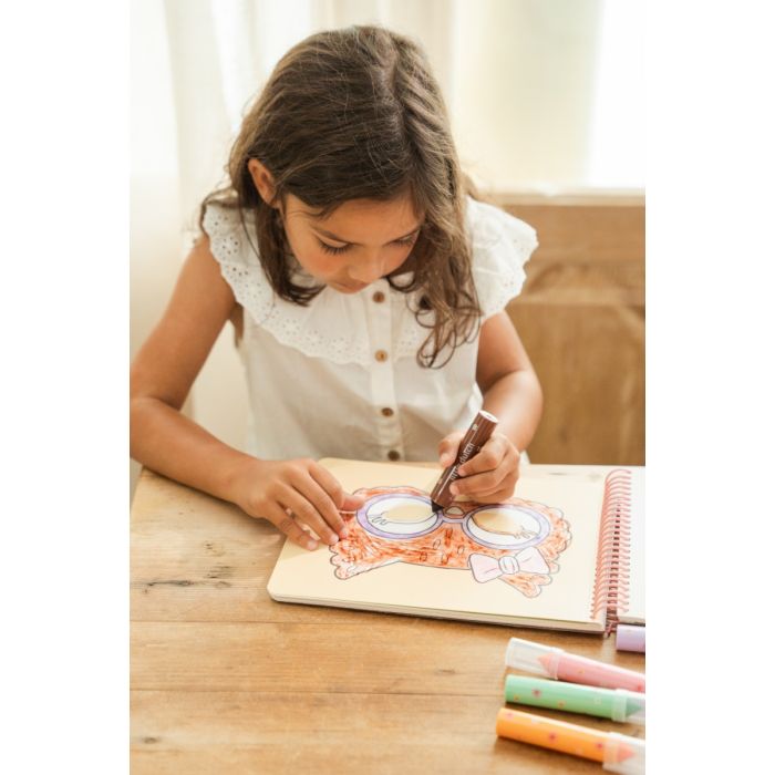 Lekebok m/saks, Little Dutch, Pink