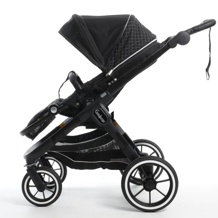 Sittedel, Emmaljunga, NXT90 De Luxe - Crystal Black 3.0 