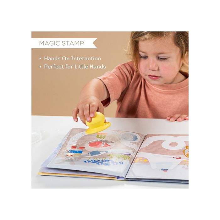 TAF Toys Fargeleggingsvannbok, Peek-A-Boo