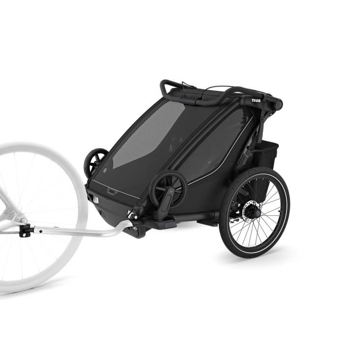 Sykkelvogn, Thule, Chariot Sport 2, Gen3, Double, Black