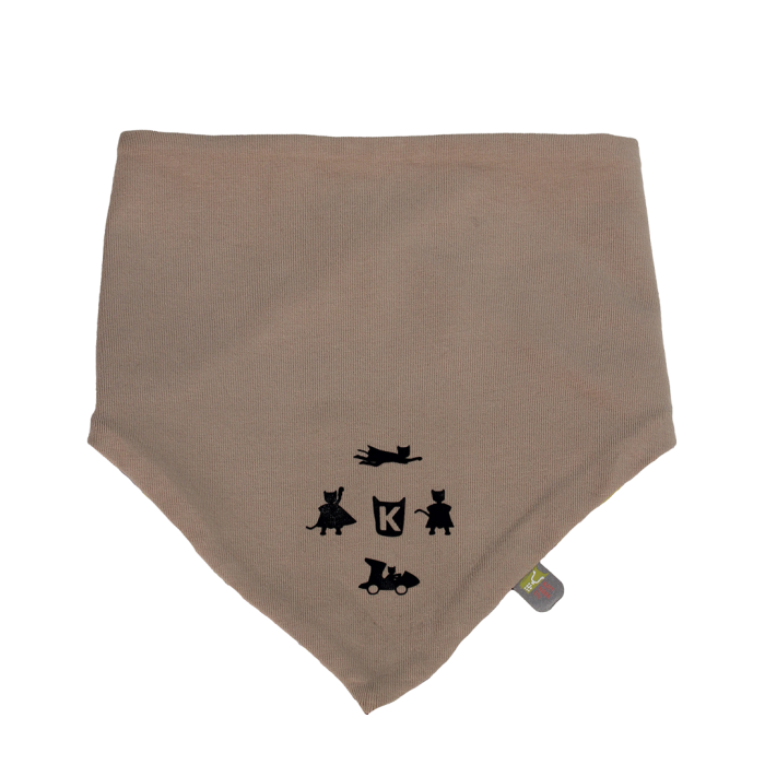 Kattnakken Vendbar Babysmekke, Marine / Lysbark Onesize