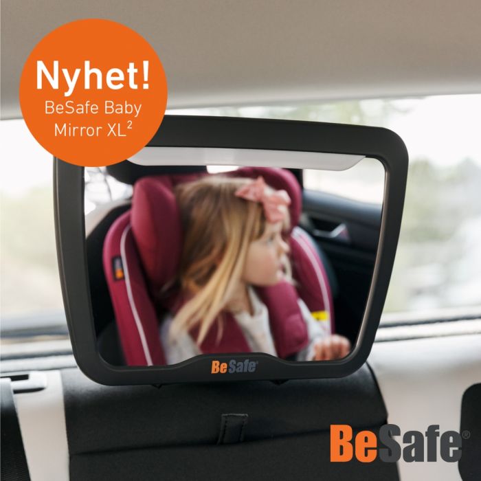 BeSafe Baby Mirror XL² - Baksetespeil med LED