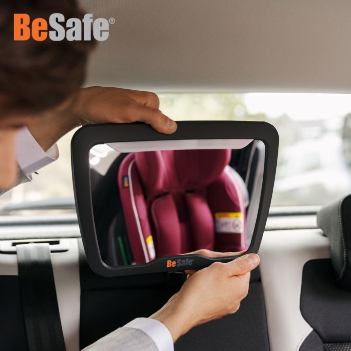 BeSafe Baby Mirror XL² - Baksetespeil med LED