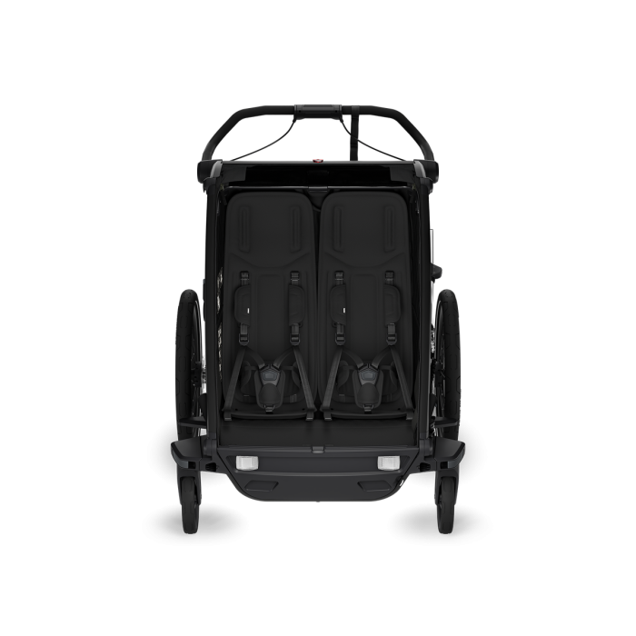 Sykkelvogn, Thule, Chariot Sport 2, Gen3, Double, Black