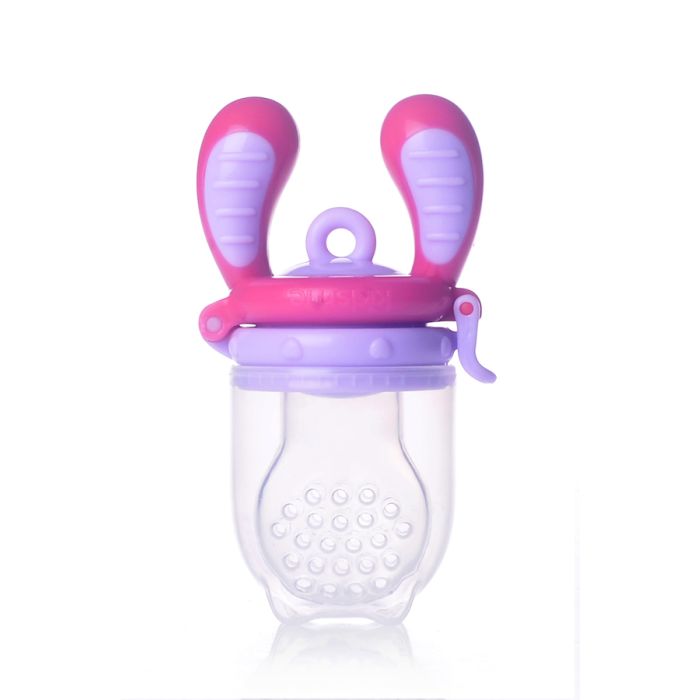 Food feeder, Kidsme, Silikon, Rosa