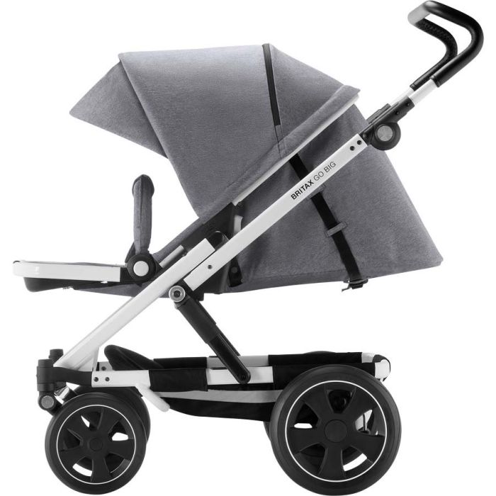 Vogn, Go Big 2, Britax, Grey Melange
