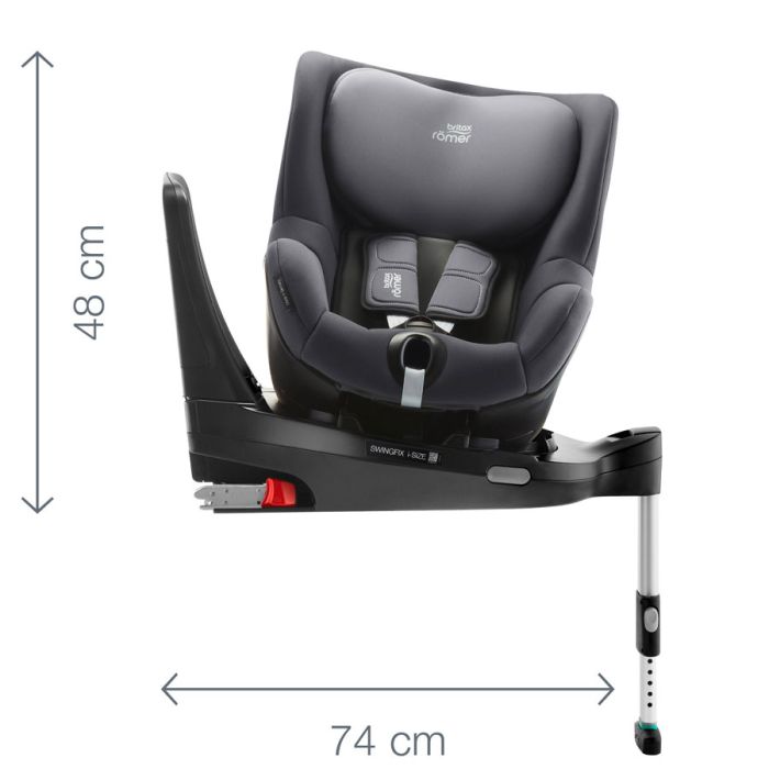 Bilstol, Swingfix i-size, Britax, Crystal Black, 40-105 cm/0-18 kg