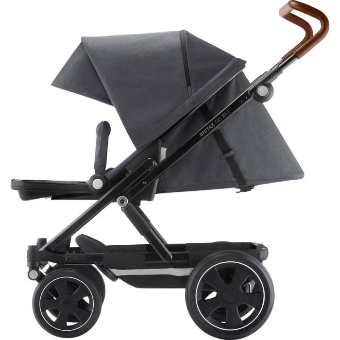 Vogn, Go Big 2, Britax, Graphite melange
