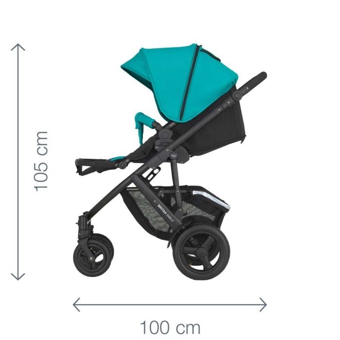 Vogn, Smile 2, Britax, Khaki Denim