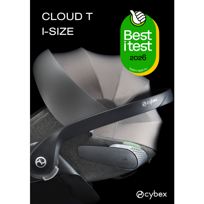 Bilstol, Cybex, Cloud T i-Size Plus, Sepia Black