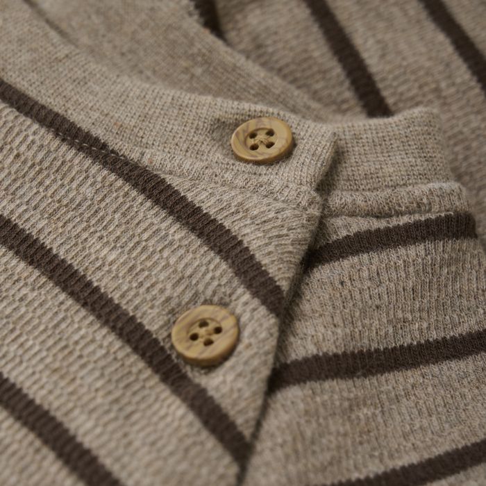 Genser, EnFant, LS Stripe, Pine Bark