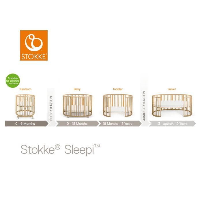Seng, Sleepi Mini, Stokke®, Hvit