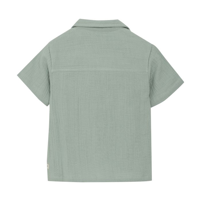Skjorte, EnFant, Muslin, Jadeite, Green