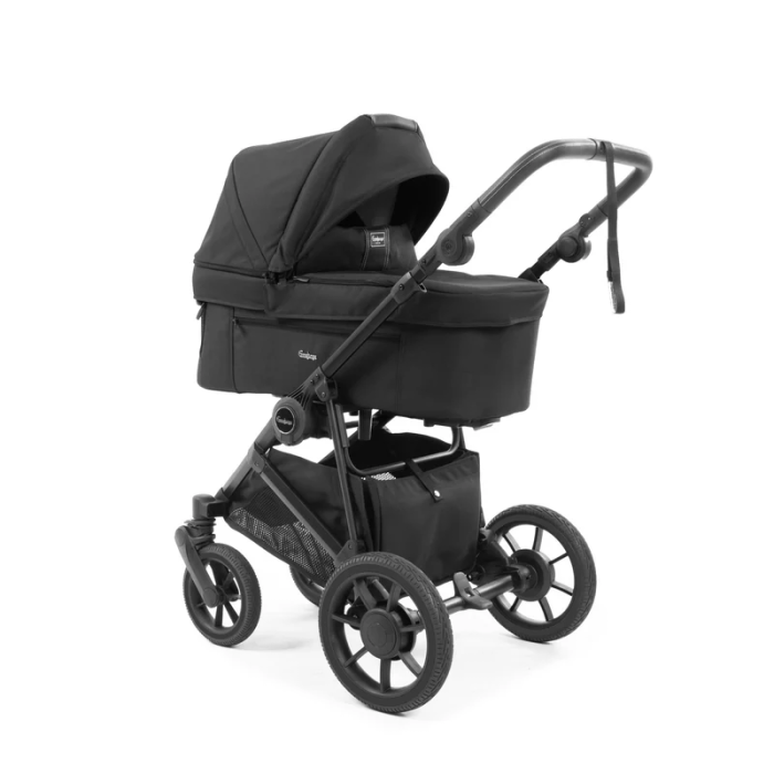 Barnevogn, Komplett Emmaljunga Super Sonic, Urban Black