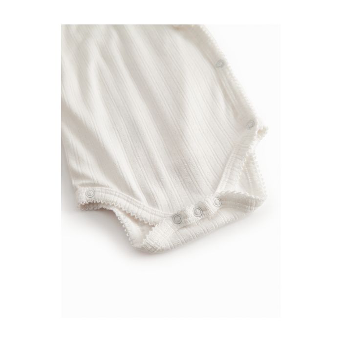 MarMar Body Belita, Modal Pointelle, Gentle White