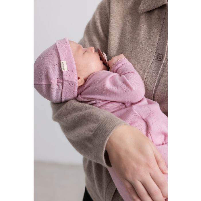 MarMar Heldress m/ fot, Rubetta, Ull, Pointelle,Soft Berry