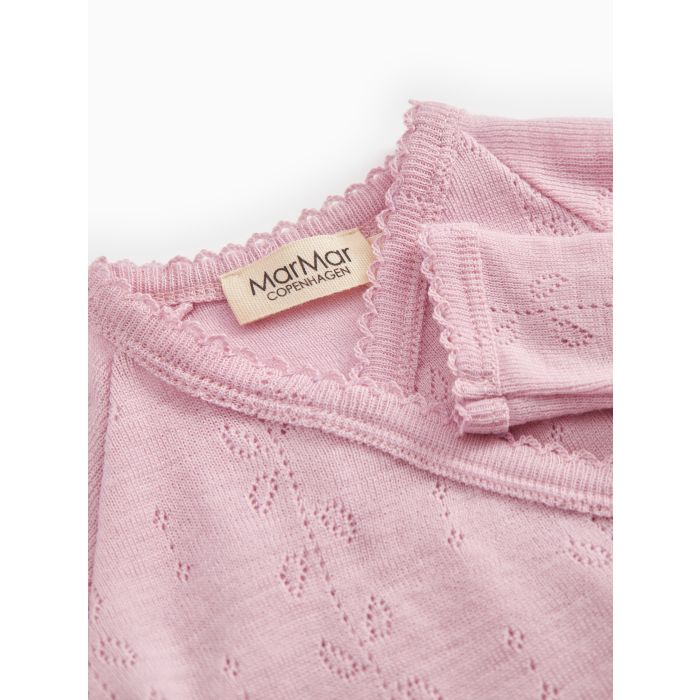 MarMar Heldress m/ fot, Rubetta, Ull, Pointelle,Soft Berry