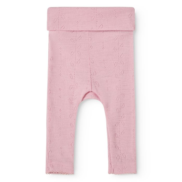 MarMar Leggings Ull, Piva, Pointelle, Soft Berry