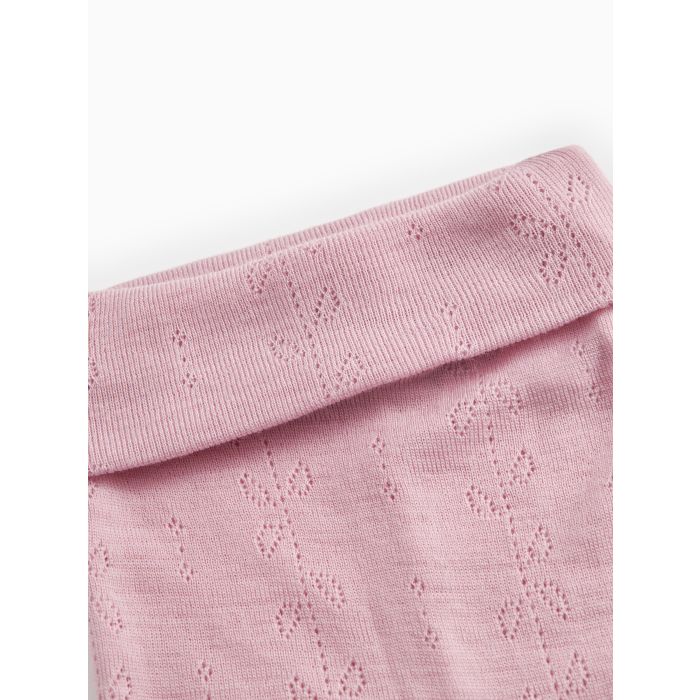 MarMar Leggings Ull, Piva, Pointelle, Soft Berry
