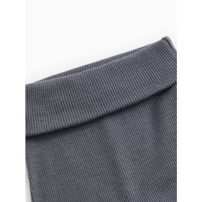 MarMar Leggings Ull m/fot, Rib, Pixa, Rainstorm