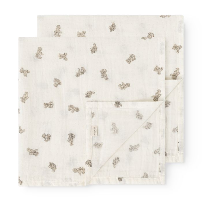 MarMar Muslin Gulpekluter, Teddybears
