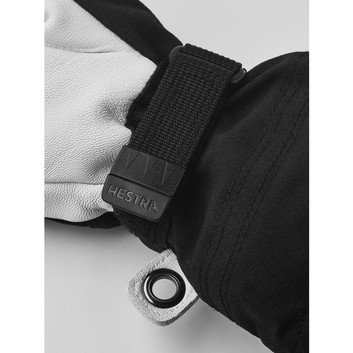 Votter, Hestra, Army Leather Heli Ski Jr, Sort