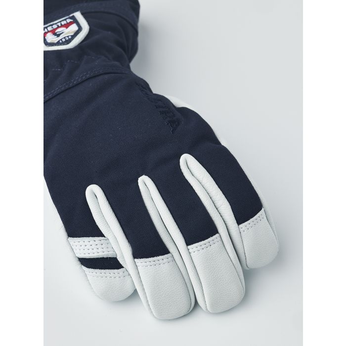 Hansker, Hestra, Army Leather Heli Ski Jr, Navy