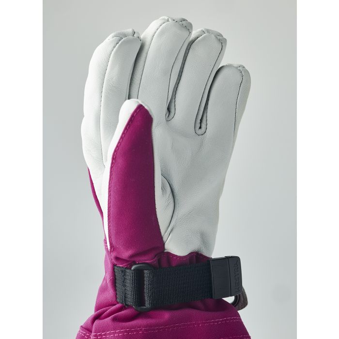 Hansker, Hestra, Army Leather Heli Ski Jr, Fuchsia