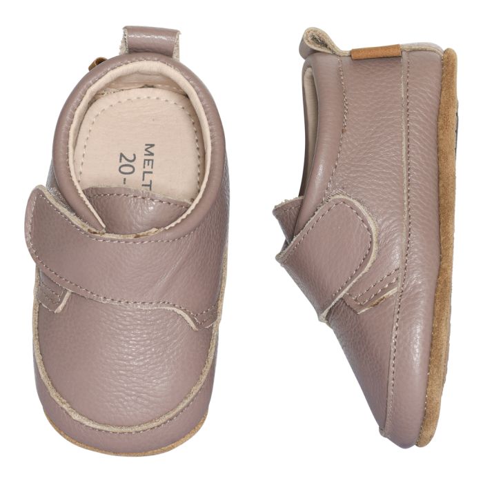 Melton Lux Skinntøfler, Fawn