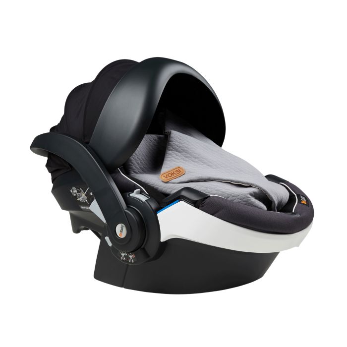 Voksi Baby Wrap Babyteppe, Star Light Grey