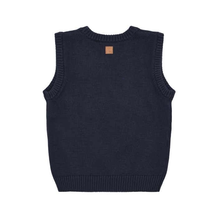 Hust&Claire Vest, Reindeer, More Navy