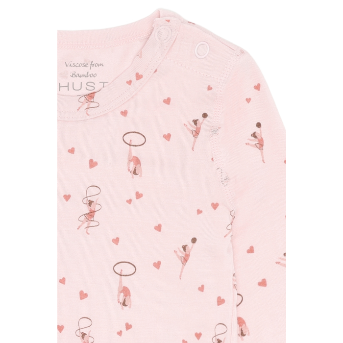 Hust&Claire Body Bambus, Buller Gymnast Chalk Pink